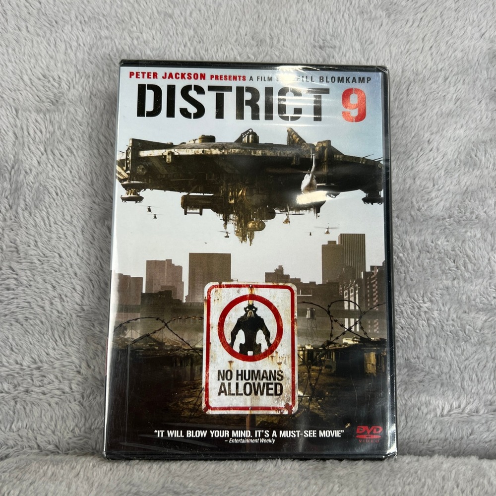 District 9 Sci-Fi Action Movie DVD New Sealed Peter Jackson Neill Blomkamp Film